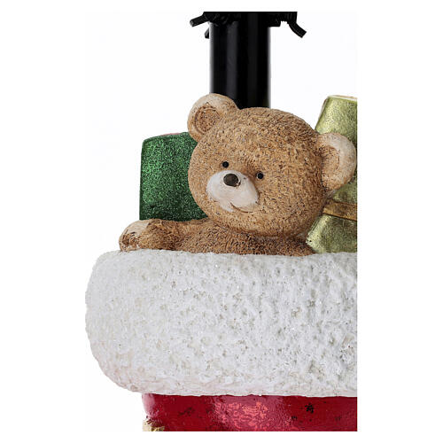 Base per albero di Natale 150-210 cm stivale con regali 35x25x45 cm 5
