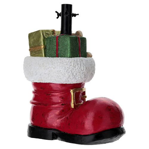 Base per albero di Natale 150-210 cm stivale con regali 35x25x45 cm 6