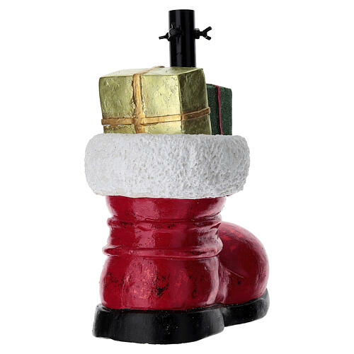 Base per albero di Natale 150-210 cm stivale con regali 35x25x45 cm 8