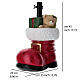 Base per albero di Natale 150-210 cm stivale con regali 35x25x45 cm s3