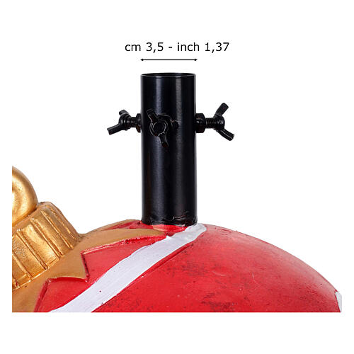 Kugelständer für künstlichen Weihnachtsbaum – in Form eines Weihnachtskugelhäuschens, 40 × 30 × 30 cm 5