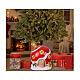 Base per albero Natale casetta a forma di sfera 30x30x40 cm s2