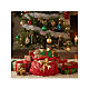 Base per albero Natale sacco rosso con regali 40x30x35 cm s2