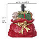 Base per albero Natale sacco rosso con regali 40x30x35 cm s3