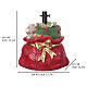 Base per albero Natale 180-240 cm sacco rosso con regali 40x30x35 cm s3