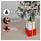 Christmas tree base with two gift packages, 10x8x16 in s2