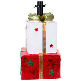 Base per albero Natale due pacchi regalo 25x20x40 cm