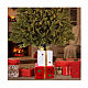 Base per albero Natale due pacchi regalo 25x20x40 cm s2