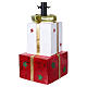 Base per albero Natale 150-210 cm due pacchi regalo 25x20x40 cm s5