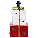 Base per albero Natale 150-210 cm due pacchi regalo 25x20x40 cm s6