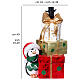 Base para árbol Navidad regalos y pingüino 30x20x45 cm s3
