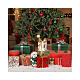 Base per albero Natale regali e pinguino 30x20x45 cm s2