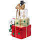 Base per albero Natale regali e pinguino 30x20x45 cm s3