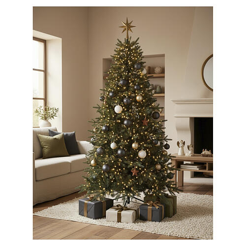 Weihnachtsbaum Tanelin – 210 cm, Slim-Modell, mit 2 910 LED, Poly, Winter Woodland 4
