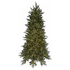 Sapin de Noël Tanelin 210 cm pré-illuminé 2910 LEDs slim Poly Winter Woodland