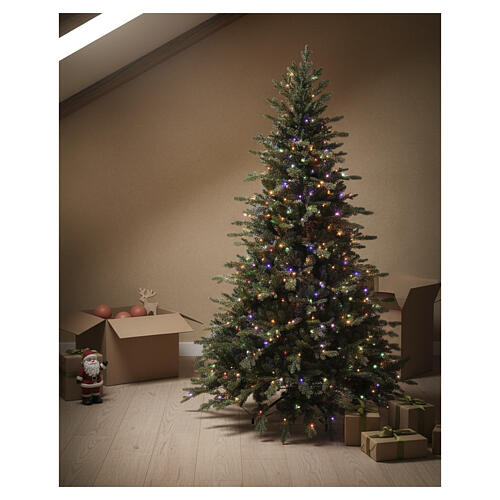 Árvore de Natal Litzner verde 225 cm poly Winter Woodland 4