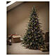 Litzner Christmas Tree 225 cm Poly Green Winter Woodland 688 Warm Multicolor LED pre-lit s4
