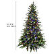 Litzer 106-inch green prelit Christmas tree, 1048 LEDs, warm white or multicolour, Winter Woodland s3