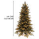 Valsorey pre-lit green Christmas tree, 688 LEDs, 100% Poly Feel Real, 95 in, Winter Woodland s3