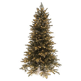 Valsorey Prelit Christmas tree Winter Woodland 240cm with 688 LED lights 100% Poly Feel Real green