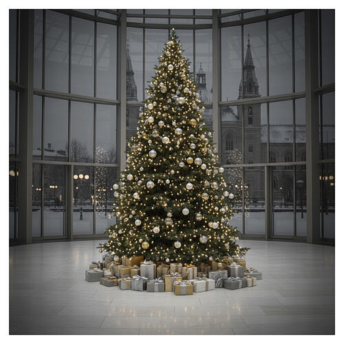Albero di Natale Deluxe illuminato Poly Triumph treed 3728 LED 600 cm int 4