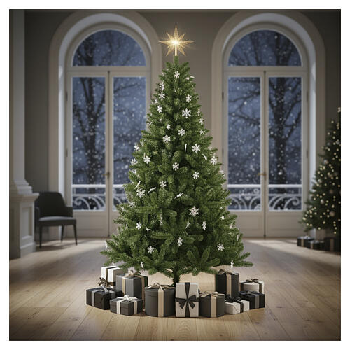 Sapin de Noël Charlton Black Box vert 425 cm PVC 2
