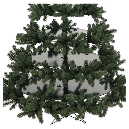 Árbol de Navidad Black Box Trees Presentation con estantes verde 230 cm PVC 8