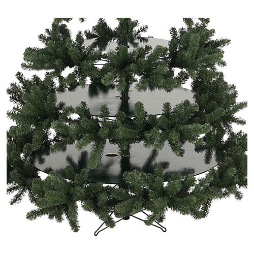 Albero di Natale Black box trees Presentation con ripiani verde 230 cm PVC 3