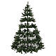Albero di Natale Black box trees Presentation con ripiani verde 230 cm PVC s1