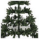 Albero di Natale Black box trees Presentation con ripiani verde 230 cm PVC s6