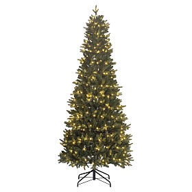 Árbol POP-UP preiluminado 200 LED blanco cálido 180 cm slim Poly mod. Pesci