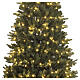 Sapin POP-UP pré-éclairé 200 LEDs blanc chaud 180 cm Slim Poly mod. Poissons s7