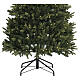 Künstlicher Weihnachtsbaum, Modell Pesci, Slim, mit vormontierter LED-Beleuchtung – 210 cm, grün, 300 LEDs, POP-UP-System, Materialmix Poly / PVC s6