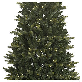 Albero Natale POP-UP verde 210 cm 300 LED bianco caldo slim Poly mix mod. Pesci