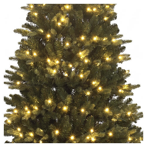Slim Poly POP-UP Christmas tree, Fish model, 500 warm white LED lights with plays, 95 in 7