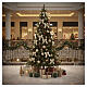 Slim Poly POP-UP Christmas tree, Fish model, 500 warm white LED lights with plays, 95 in s4