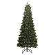 Albero Natale 240 cm POP-UP 500 LED bianco caldo giochi luce mod. Pesci slim Poly s1
