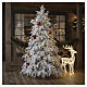 Crystal Snow-covered Christmas Tree Realistic PE PVC, 210 cm s4