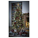 Silver-Green Christmas Tree in Mixed Wood Base PE s4