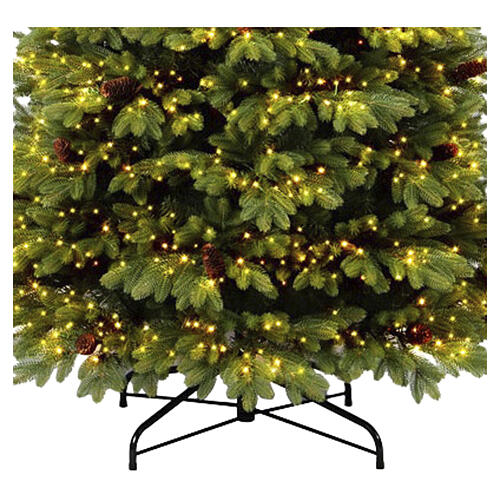 Choinka sztuczna, model Green Lux - 240 cm, zielona, ​​9000 diod LED, prawdziwe szyszki, PE i PVC 5