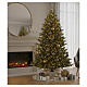 Sapin de Noël West vert 400 LEDs 210 cm poly réaliste dimmable + minuteur s2