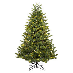 Albero di Natale West verde prelit 400 led 210 cm full poly dimmer+timer