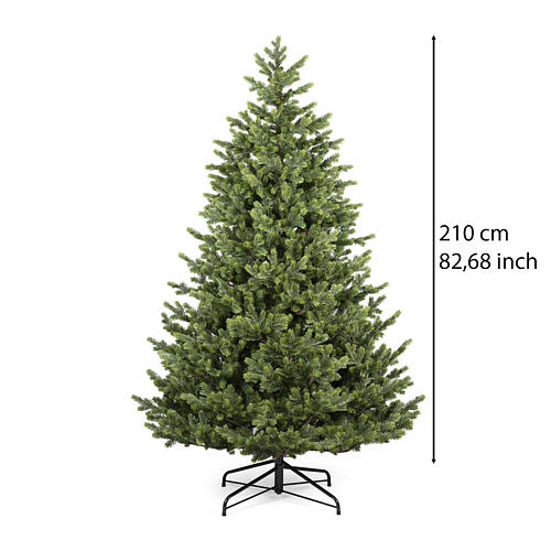 Árbol de Navidad Como 210 cm verde full Poly Realista 3