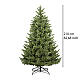 Árbol de Navidad Como 210 cm verde full Poly Realista s3