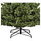 Albero di Natale Como 210 cm verde full Poly realistico s3