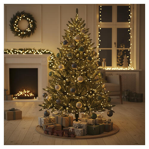 Como green Christmas tree, 105 in, realistic full PE 4
