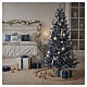 Blue Ocean slim Christmas tree, 70 in, Poly Feel Real and PVC s4