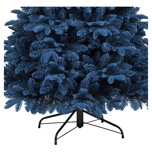 Albero di Natale Ocean blu 180 cm Poly Feel Real PVC slim 3