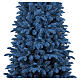 Albero di Natale Ocean blu 180 cm Poly Feel Real PVC slim s2