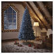 Albero di Natale Ocean blu 180 cm Poly Feel Real PVC slim s2
